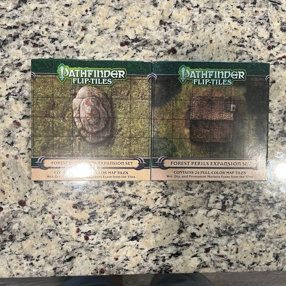 Pathfinder Flip-Tiles Forest Highlands and Forest Perils Map Lot TTRPG D&D - Picture 2 of 7